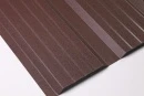 Профнастил К20 1195/1130x0,5 мм, 8017 шоколадно-коричневый стальной бархат
