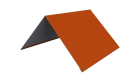 Конёк простой 150x150x2000 мм, 2004 оранжевый глянцевый