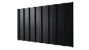 Профнастил С20B 1150/1100x0,4 мм, 9005 черный янтарь глянцевый