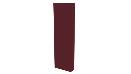 Декоративная накладка 20x60x20 мм, 3005 винно-красный глянцевый