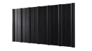 Профнастил НС16 1150/1100x0,4 мм, 9005 черный янтарь глянцевый