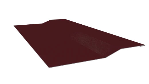 Планка крепёжная фальц 50x17x29 мм, 3005 винно-красный глянцевый