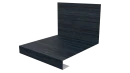 Планка примыкания нижняя к трубе фальц 140x200 мм, Морион 3D