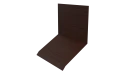 Планка примыкания верхняя к стене фальц 150x130x20 мм, Золотистый дуб 3D