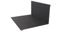Планка примыкания верхняя 100x150x2000 мм, Картэн тёмный