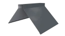 Конёк фигурный 150x150x2000 мм, 7011 железно-серый глянцевый