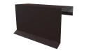 Планка торцевая фальц 65x97 мм, 8017 шоколадно-коричневый матовый