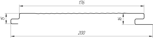 Лайн Про Гофр 200/176x0,45 мм, 8017 шоколадно-коричневый глянцевый