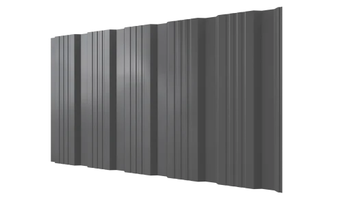 Профнастил К20 1195/1130x0,4 мм эконом, 7005 мышино-серый глянцевый
