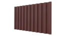 Профнастил С21 1051/1000x0,45 мм, 3009 оксид красный матовый