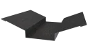 Планка ендовы верхняя 76x76x2000 мм, Картэн тёмный