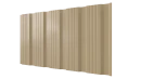 Профнастил К20 1195/1130x0,4 мм эконом, 1014 слоновая кость глянцевый