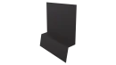 Планка стартовая фальц 135x30x55 мм, 8019 серо-коричневый матовый