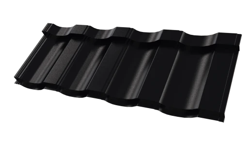 Профиль Орион 25 1200/1150x0,45 мм, 9005 черный янтарь глянцевый