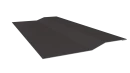 Планка крепёжная фальц 50x17x29 мм, 0,45 8019 серо-коричневый