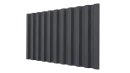 Профнастил С21 1051/1000x0,45 мм, 7024 графитовый серый матовый
