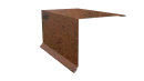 Планка торцевая 120x95x2000 мм, Картэн